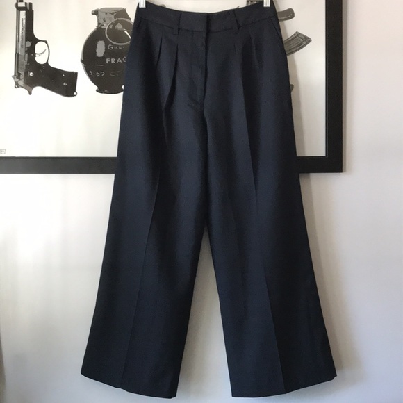 rag & bone Shelly wide leg twill pant 6 Petite New - Picture 2 of 16